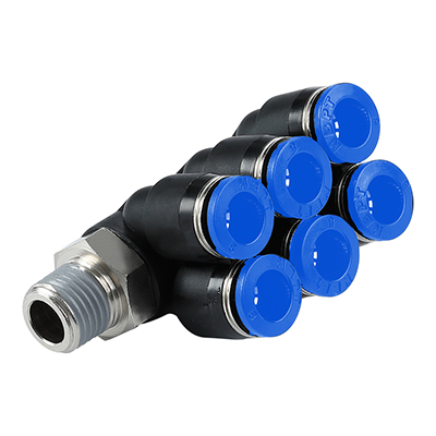 PAT-R 螺纹回转Y形七通终端