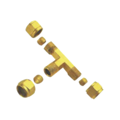 KE 卡套式联管三通